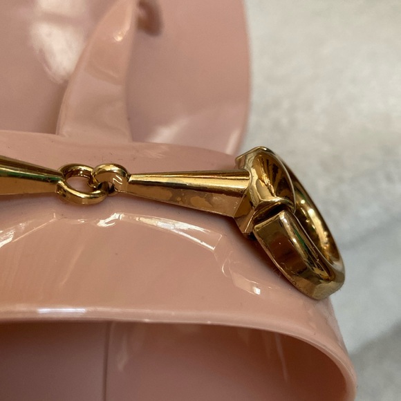jeffrey campbell a lil bit jelly thong sandals / flip flops (gucci horsebit) - Picture 12 of 12